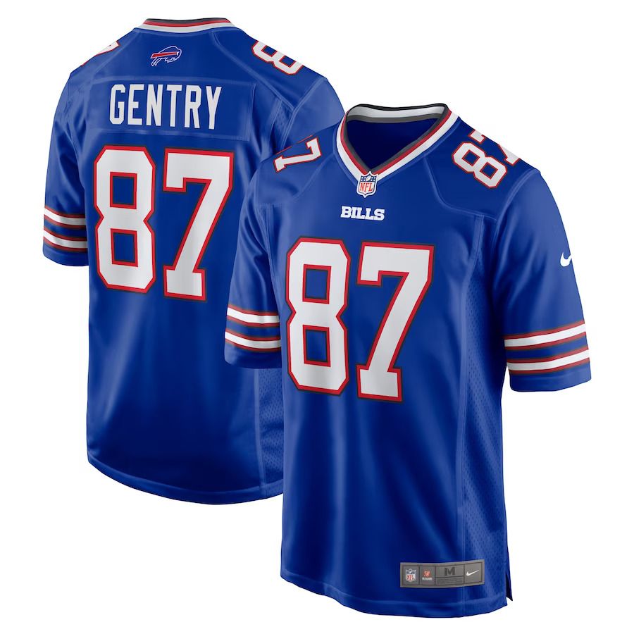 Men Buffalo Bills 87 Tanner Gentry Nike Royal Game NFL Jersey